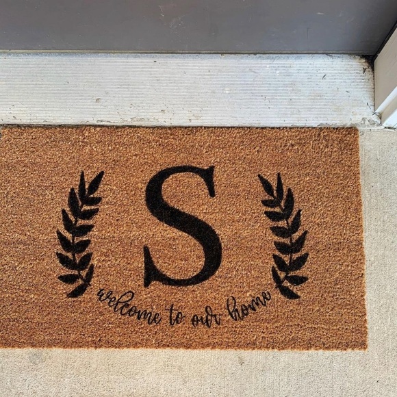 Custom Monogram Door Mat - Picture 2 of 3